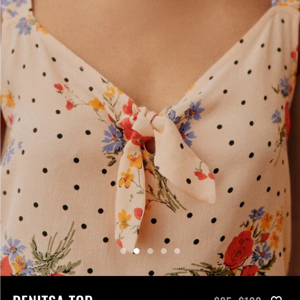 Sézane Denista top- NWT size 38 - Picture 2 of 4